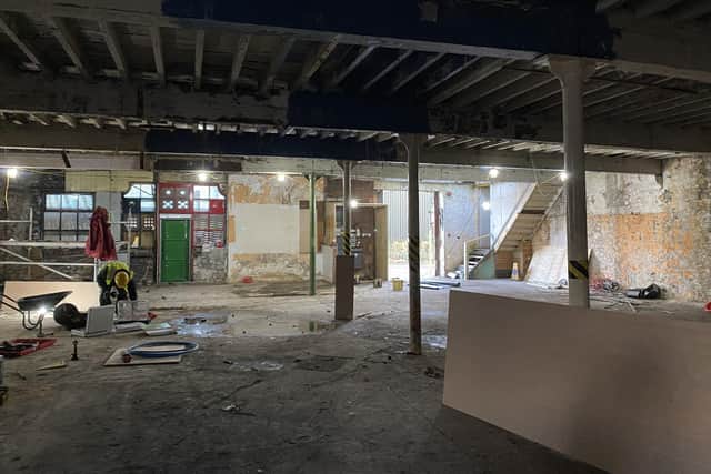 Work under way at Lancaster Music Co-Op.