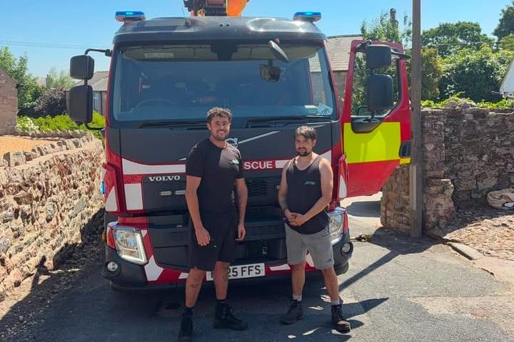 Brave trio tackle fire in a Heysham village and help save man’s life