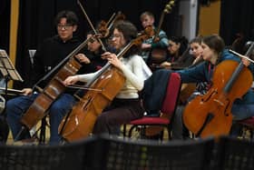 Photo Neil Cross; National Youth Orchestra Inspire Programme at St Mary's Academy in Blackpool