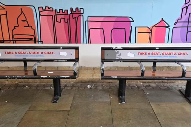 Conversation seats in marketgate.