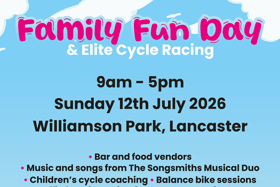 Family fun day and elite cycling return to Williamson Park in Lancaster.