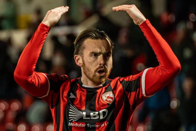 Morecambe boss Adam Lakeland has spoken with top scorer Jack Nolan regarding his future with the Shrimps Photo: Morecambe FC