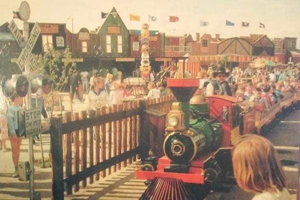 A packed train at Frontierland in Morecambe. Picture courtesy of Mac D McAllister.