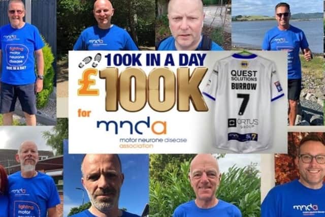 Paul James and his friends are walking 100km in a day to raise £100k for charity.