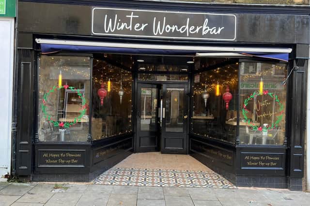 Winter Wonderbar opens on November 11.