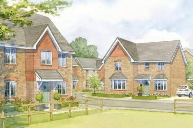 An artist's impression of how some of the homes might look. Photo: Bellway Homes
