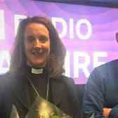 Bishop Jill and the BBC’s Graham Liver pictured together after the broadcast for the Queen's funeral in September last year.