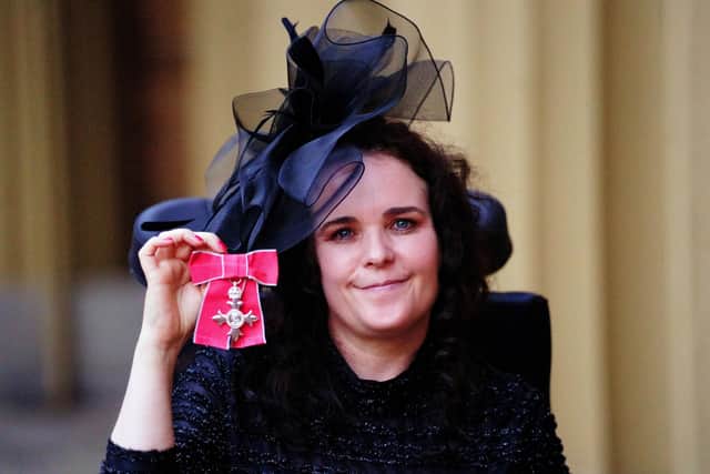 Morecambe actress Cherylee Houston received an MBE last year.
