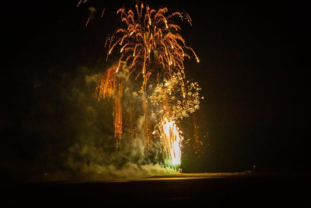A fireworks display in Morecambe at the weekend. Picture by David Billinge.