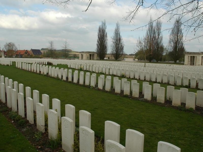 Bailleul Cemetery where Frank Jackson is buried. Photo: Shaun Corkerry