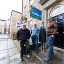 Staff and volunteers at the opening of new home of Lancaster & District Homeless Action Service. Photo: Kelvin Lister-Stuttard