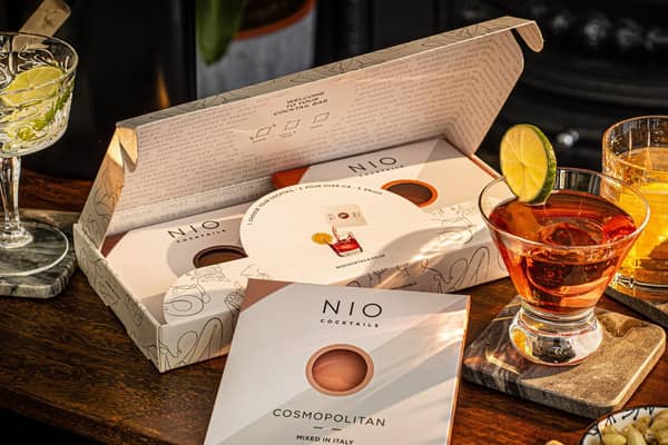Unboxing of NIO Cocktails with eco-friendly packaging