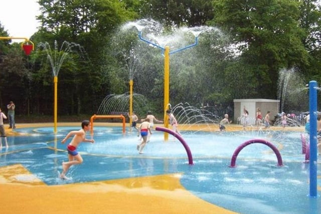 Happy Mount Park in Morecambe has a splash park - perfect for the little ones to cool off in the summer sun