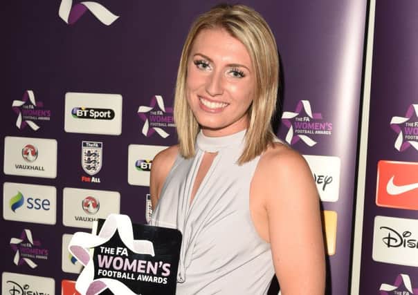 Yasmine Swarbrick at the FA Women's Football awards.