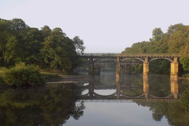 This picture of the aqueduct was taken after sunrise at the Crook o' Lune bridge by Spencer Ross,