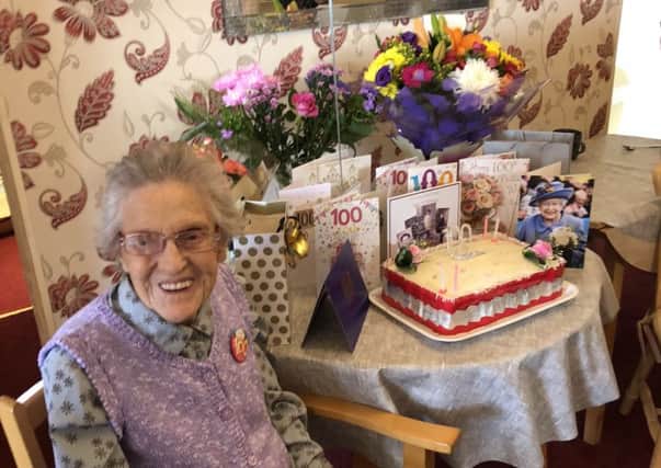 Edith Duerden's 100th birthday.