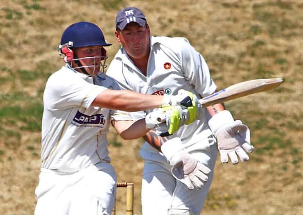 Lancaster's Charlie Swarbrick hit 74. Picture: Tony North.
