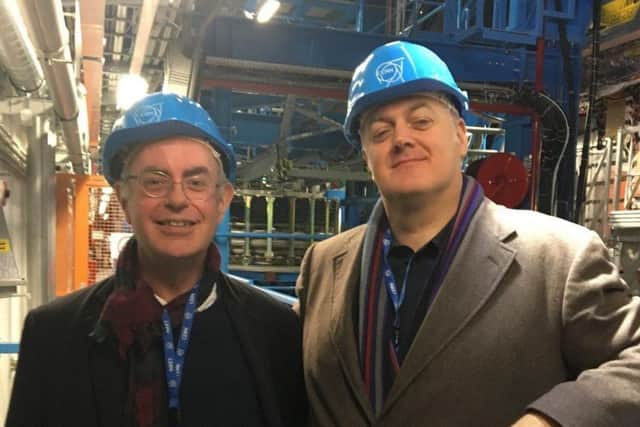 Prof Roger Jones, pictured with comedian and television presenter Dara O Briain.
