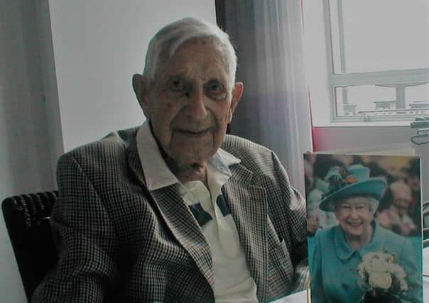 Nigel Whitaker from Morecambe celebrated his 100th birthday at The Midland hotel.