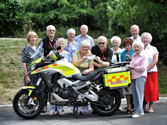 The Friends of the Museum of Lancashire donate their funds to the  North West Blood Bank