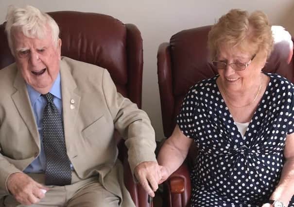Joe and Mary Hart from Bolton-le-Sands celebrating 65 years of marriage.