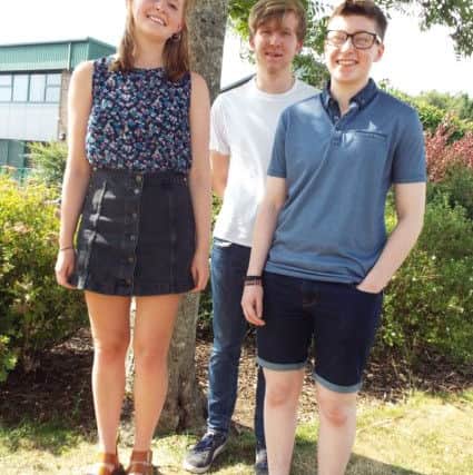 Dallam students Hannah Douthwaite, Samuel Pearce and Charlie Lewis have done exceptionally well in ther International Baccalaureate.