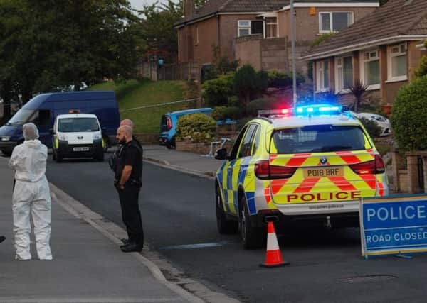 Police activity at the end of Fairhope Avenue, Morecambe, following an incident in Morecambe Road, Lancaster, on Tuesday afternoon. Photo by John Atkinson.