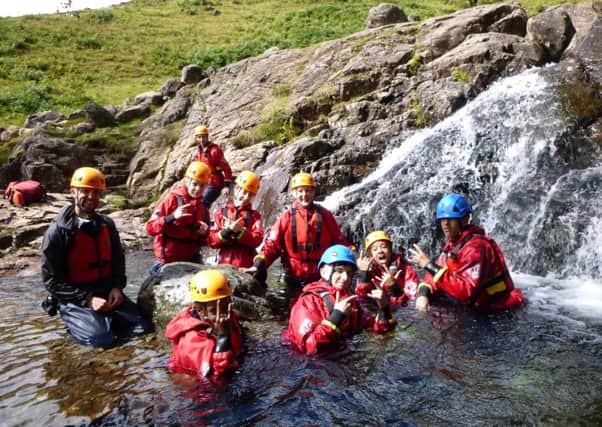 A group of eight young people affected by cancer enjoyed an action-packed resilience-building day in the Lake District thanks to CancerCare.