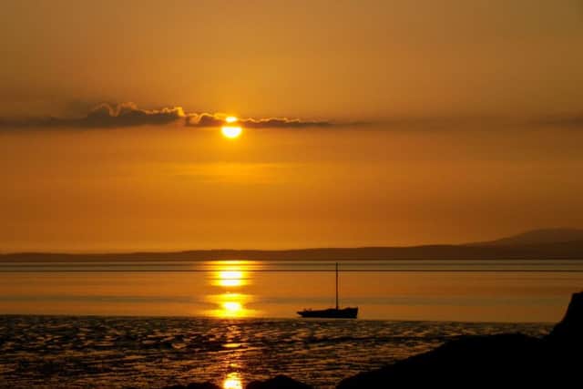 READER PICTURE  Morecambe Bay sunset by Spencer Ross