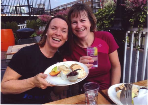 Annette Clark and Suzanne Wem are doing the Shine London 26k walk in aid of Cancer Research UK.