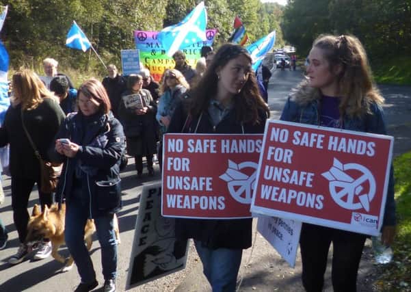 South Lakeland CND joined the 'Nae Nukes Anywhere' rally.