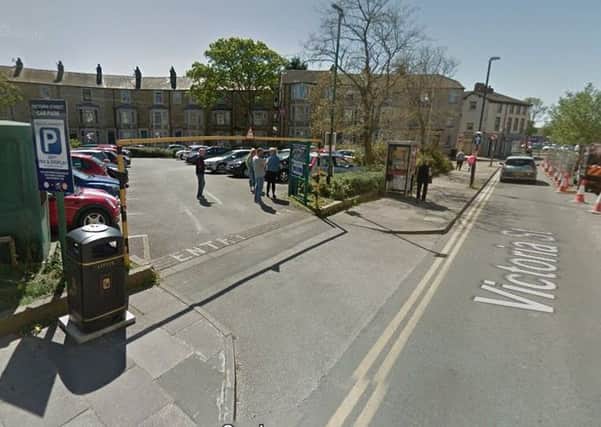The car park on Victoria Street where Gary Ryan got a parking ticket. Picture: Google Street View.