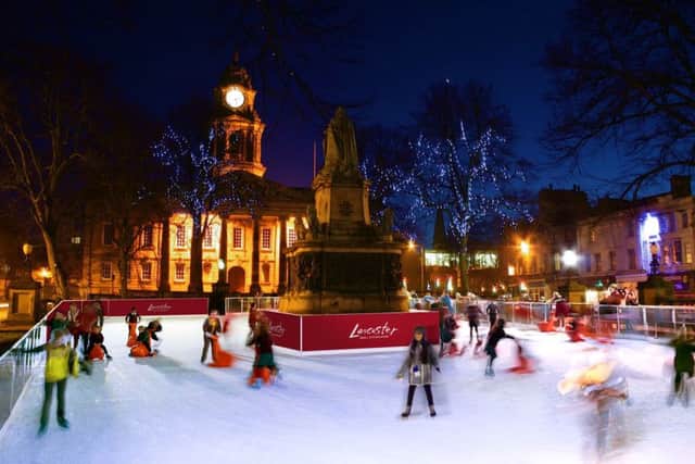 Artist's impression of the proposed winter ice rink in Dalton Square