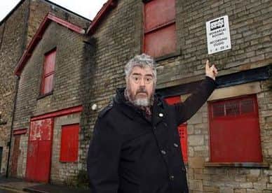 Not funny: Comedian Phil Jupitus at the Lancaster Music Co-op