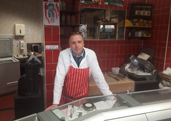Paul Smith inside Bowerham Butchers, which closes on Saturday after 130 years in business.