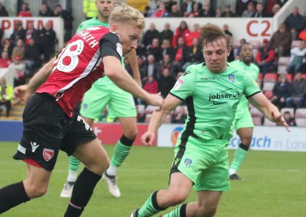 A-Jay Leitch-Smith gave Morecambe the lead