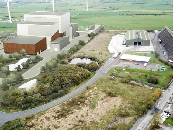 How the Energy Recovery Facility at Heysham may look