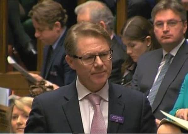 David Morris MP asking a question at Prime Minister's Questions