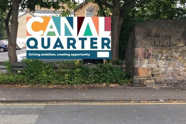 A mock up of the new signs in Lancaster