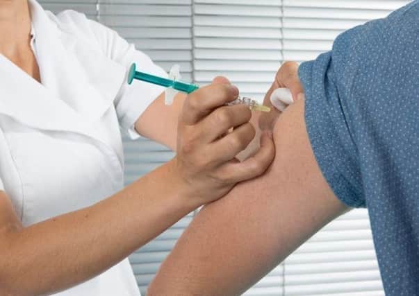 The flu jab is free for parts of the population.