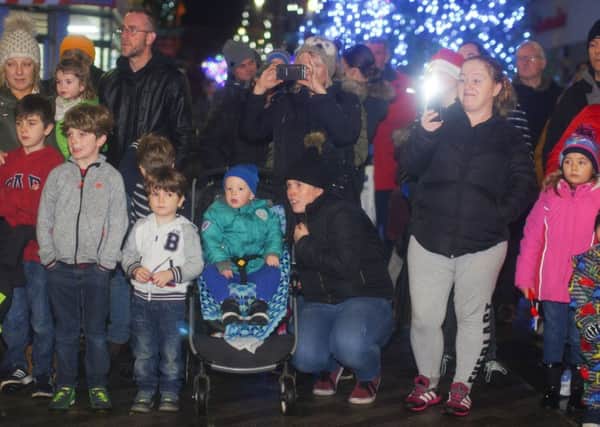 Families enjoy Morecambe Christmas lights switch-on. Photo by Jonathan Bean Photography.