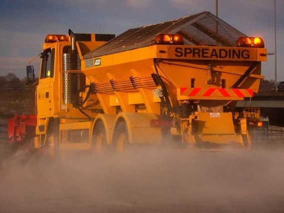 Gritters are out in force tonight