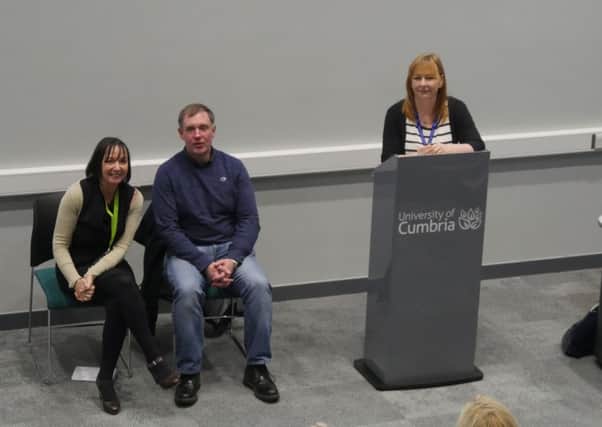 From left: Alison Buckley, Peter Speight and Alex Power.