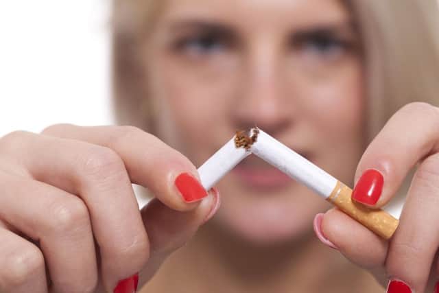 Stop smoking campaign.