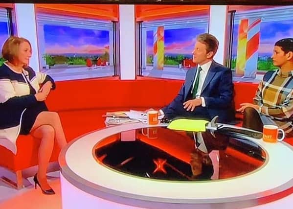 Siobhan Collingwood on BBC Breakfast