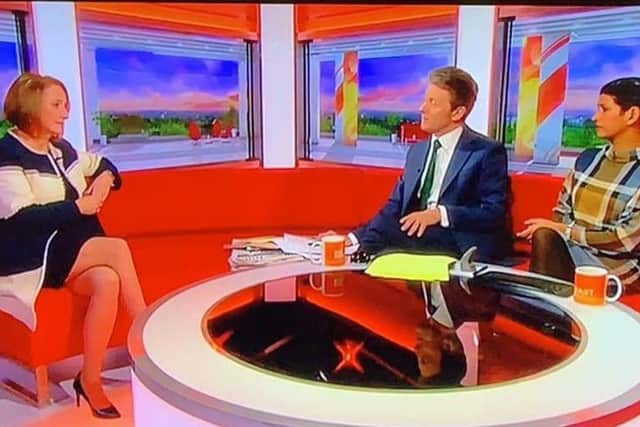 Siobhan Collingwood on BBC Breakfast