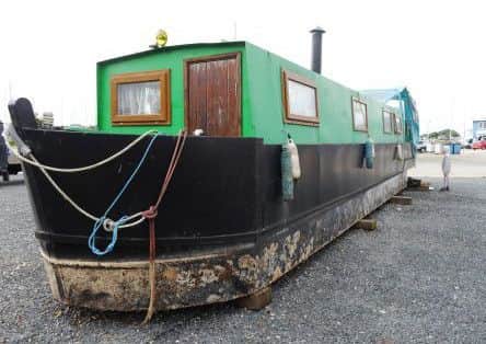 Billy Walden's canal boat.