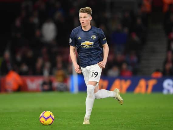 Manchester United's Scott McTominay has come through the ranks at Old Trafford. Picture: Getty Images