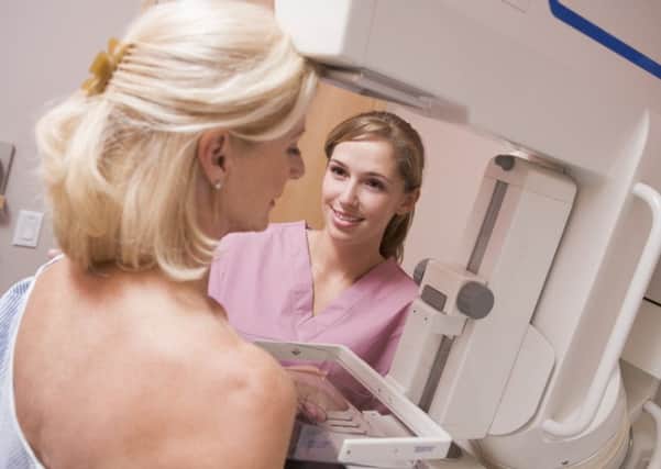 A Generic Photo of a woman taking part in breast cancer screening. See PA Feature HEALTH Breast Cancer. Picture credit should read: PA Photo/thinkstockphotos. WARNING: This picture must only be used to accompany PA Feature HEALTH Breast Cancer.