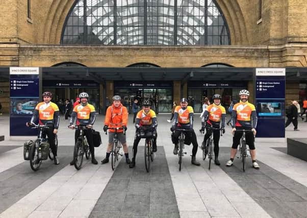 The Happy Days team at the start of their 2018 ride.